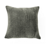 Hippy Green Chenille Decorative Pillow Cover 20 x 20