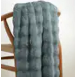 Dash & Albert Fab Faux Throw  Dusk 50"x70"