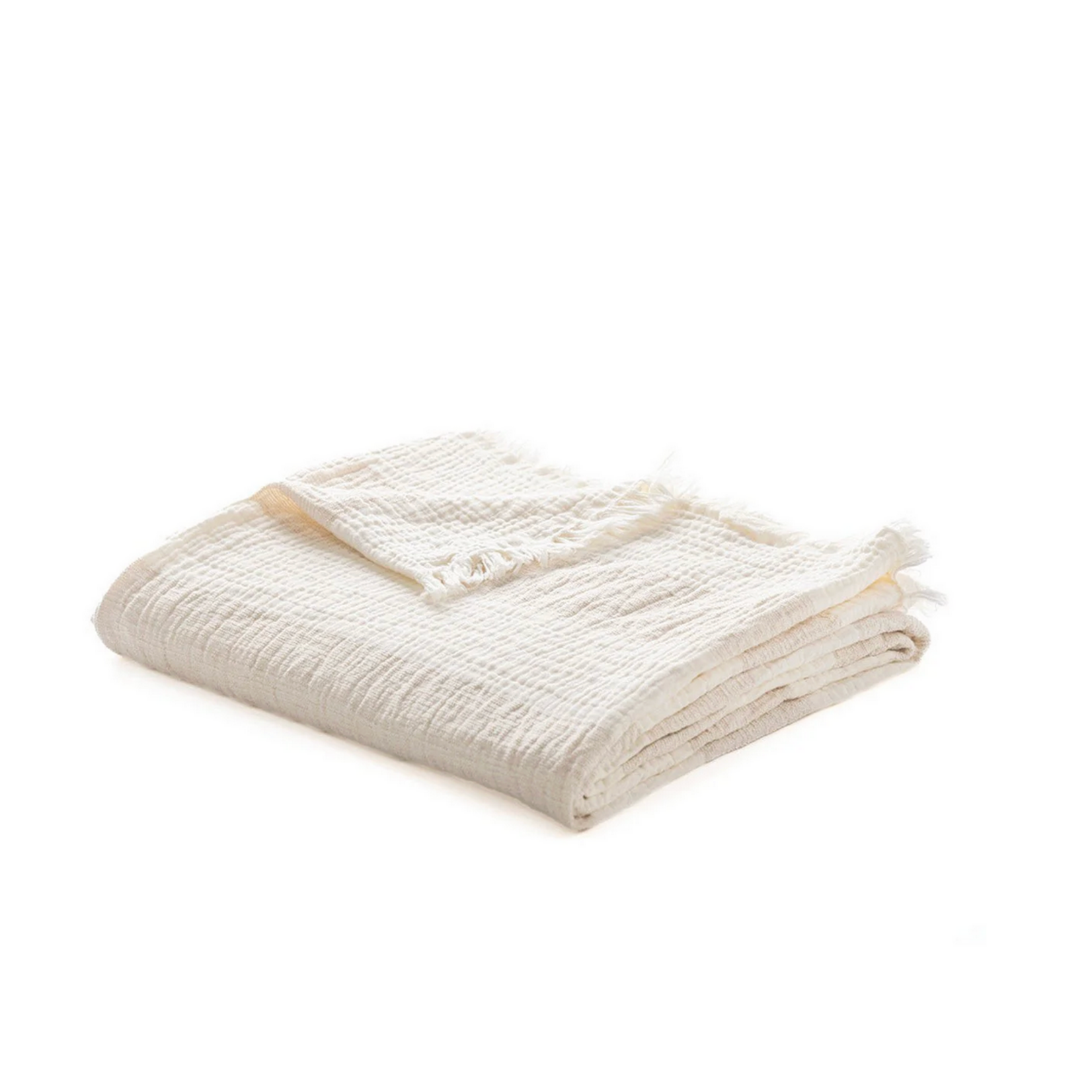 Miguel Cotton Linen Throw