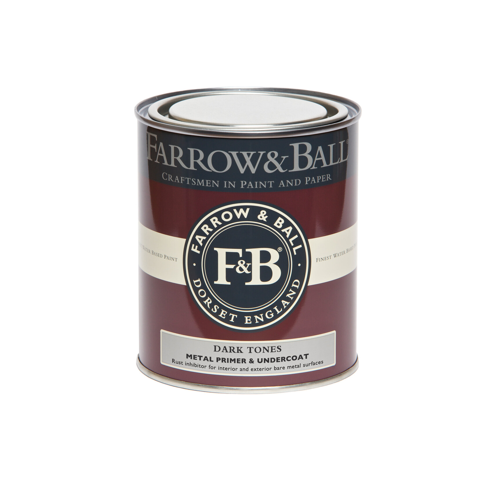 Farrow and Ball 750ml Metal Primer & Undercoat Dark Tones