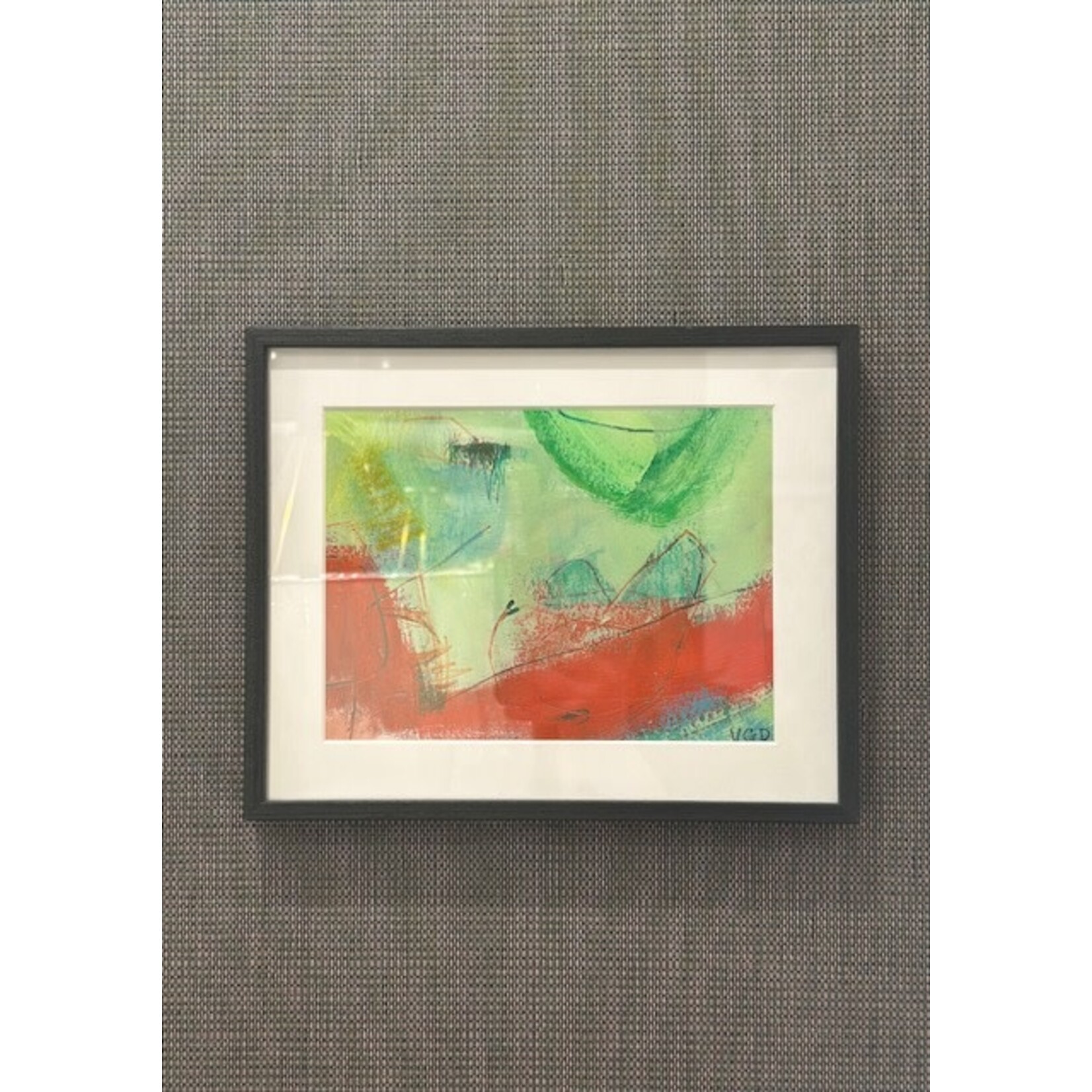 Vikki Drummond Origninal Artwork 6"X9" Framed