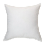 Linen Stone Wash White European Pillow
