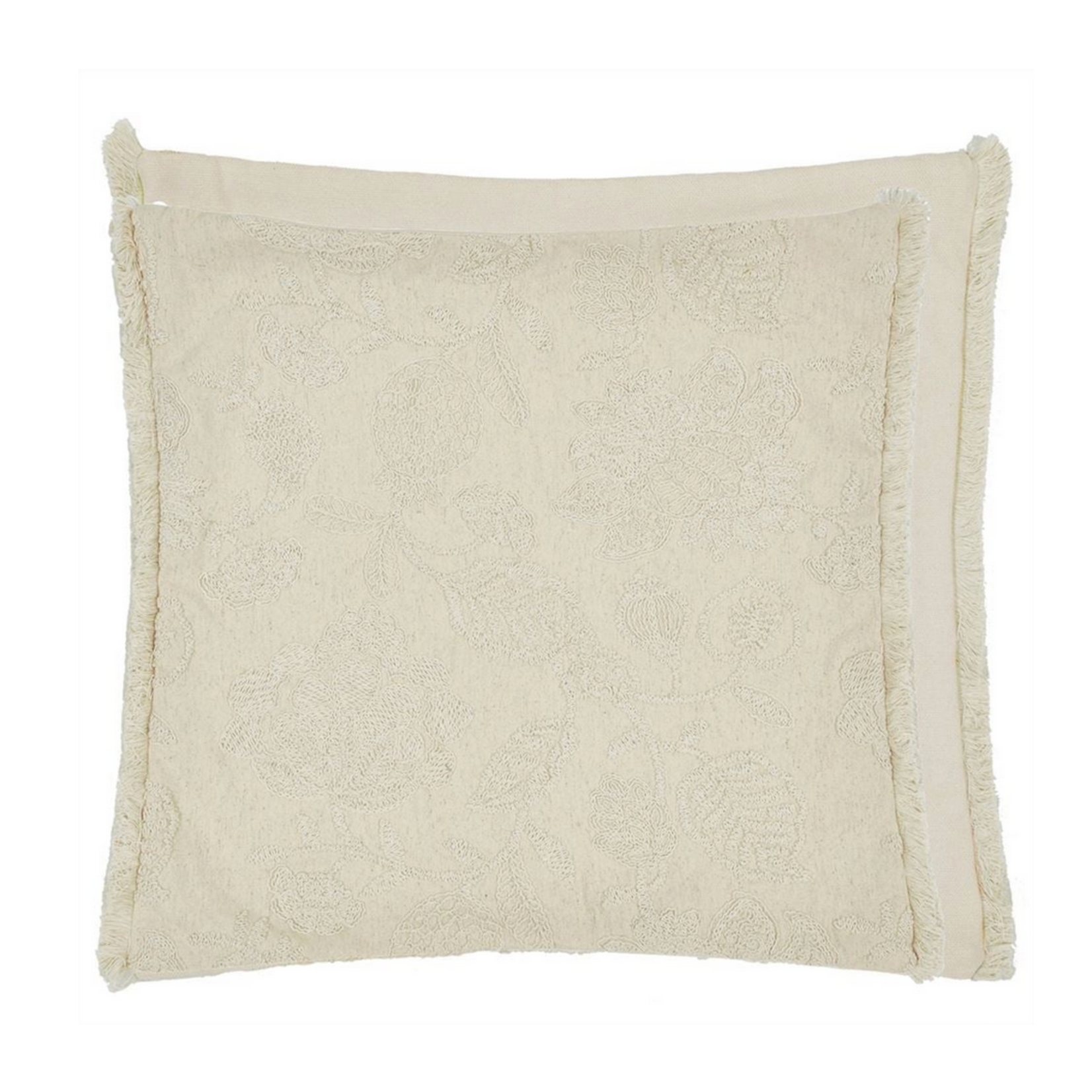 Designer's Guild DG Daphne Chalk Decorartive Cushion 20"x 20"