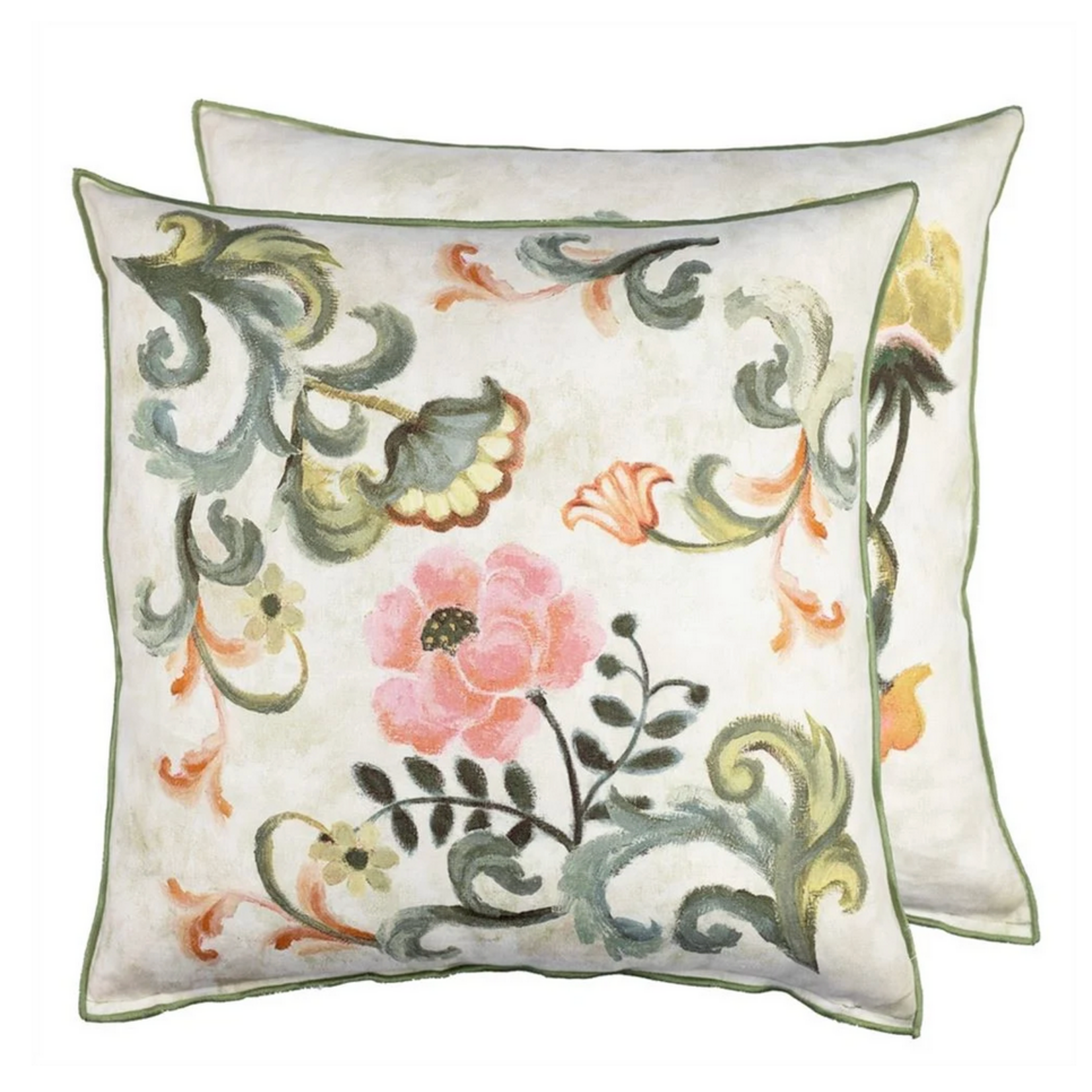 Designer's Guild Osier Damasse Travertine Decorative Cushion 20" x 20"