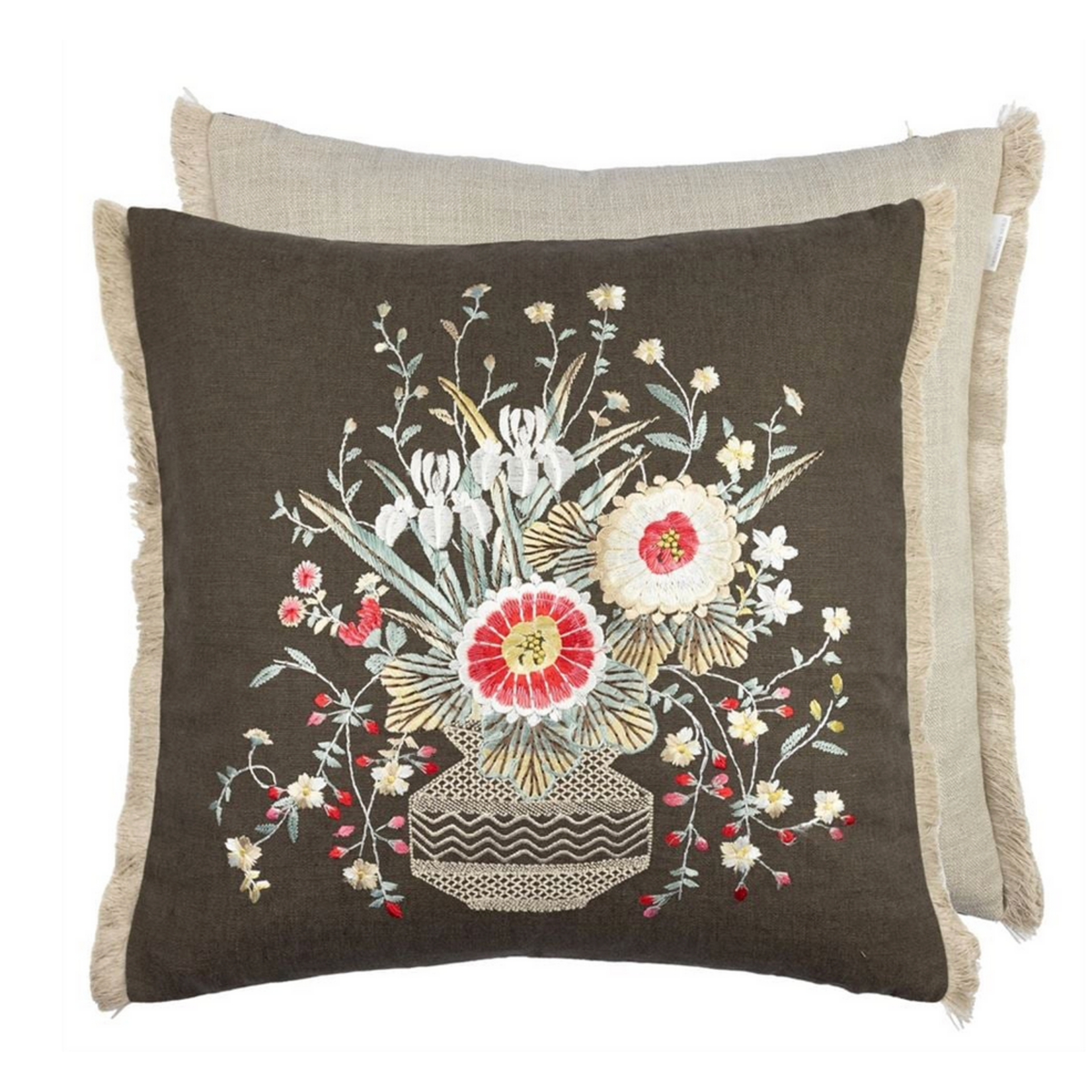 Designer's Guild DG Palette Provencale Bark Decorative Cushion 20" x 20"