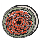 Designer's Guild DG Roseron Tomate Cushion  18" Diameter