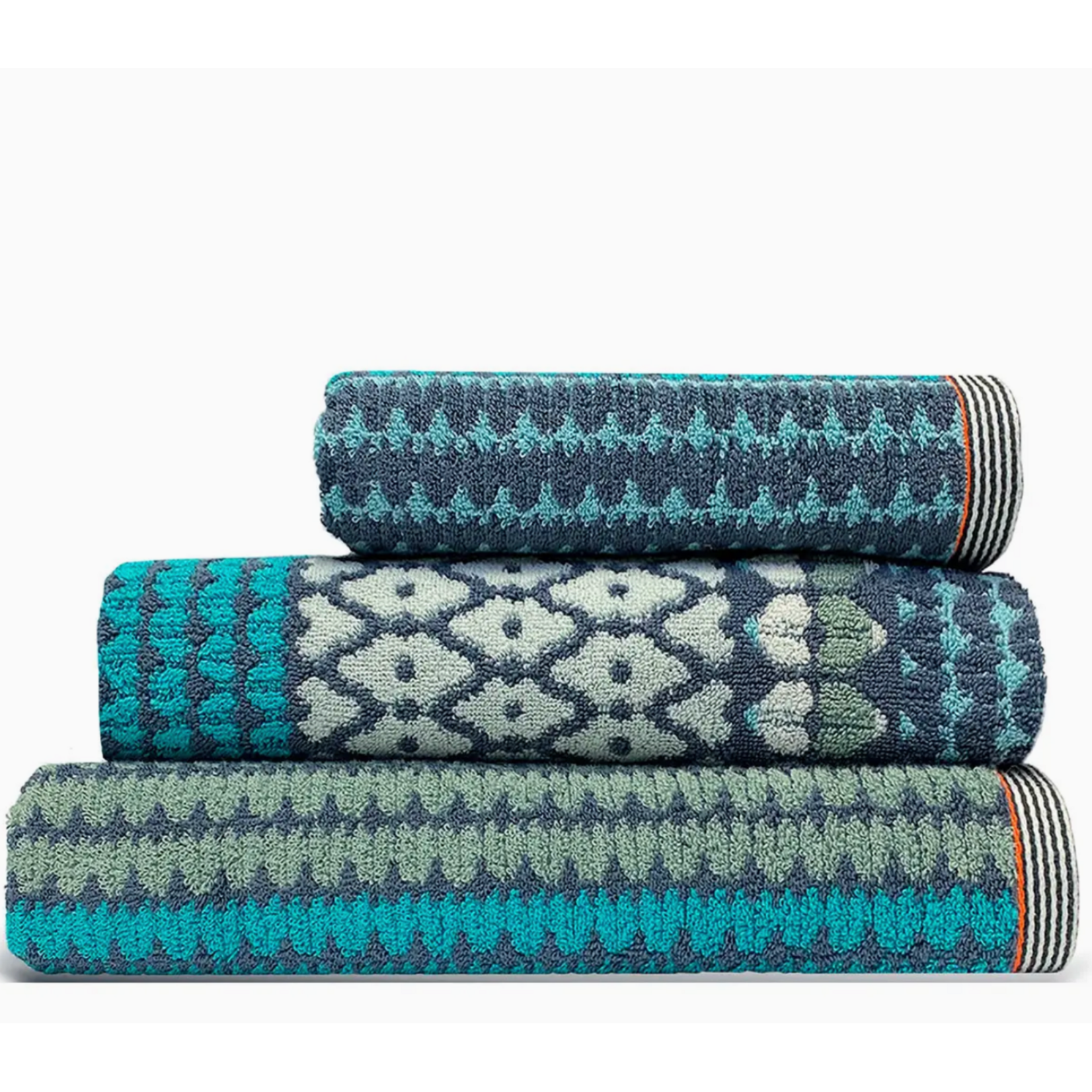 Margo Selby Eastbourne Towel Set - 2 Bath towels and 2 Hand towels by Margo Selby