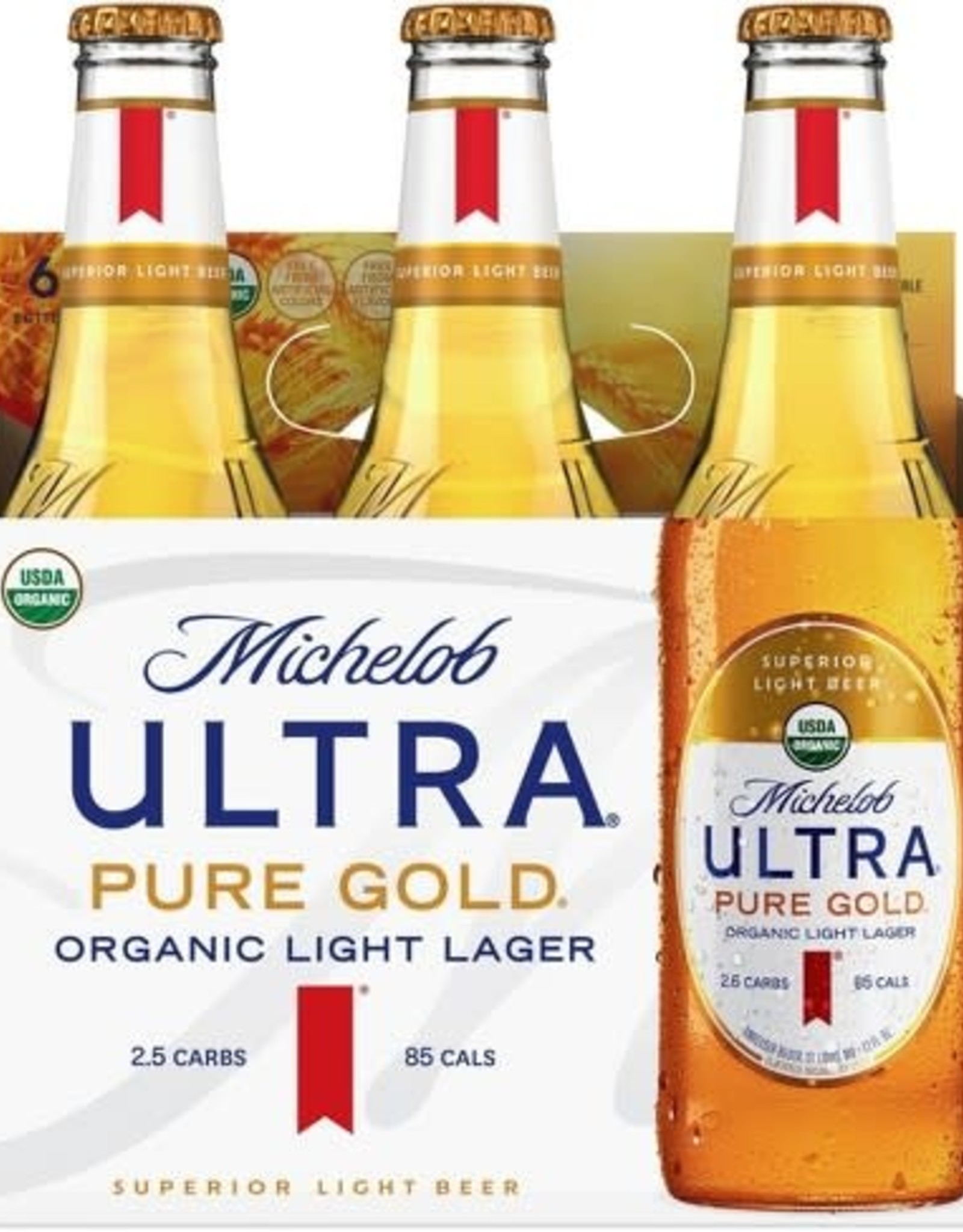 Michelob Ultra Michelob Ultra - Pure Gold - 6pk - 12oz - Bottles
