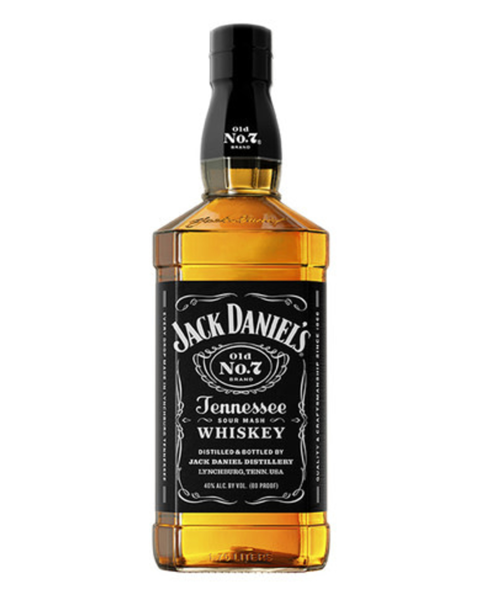 Jack Daniel's JACK DANIEL'S -  OLD NO. 7 -  BLACK LABEL -  80 PR -  4 YR - 750 ML