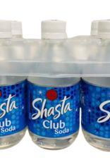 Shasta Shasta  - Club  Soda - 6pk - 10oz - Bottles