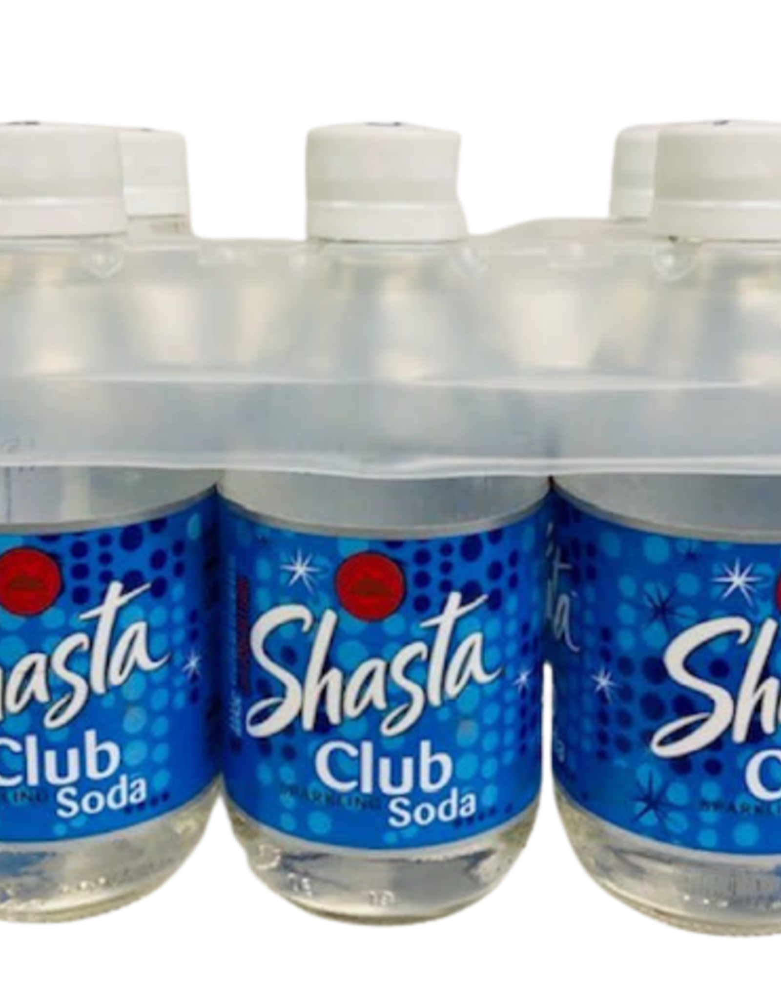 Shasta Shasta  - Club  Soda - 6pk - 10oz - Bottles