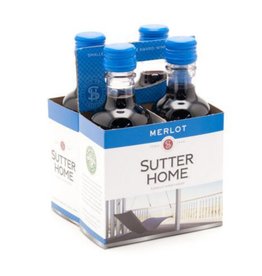 Sutter Home Sutter Home - Merlot -  4pk - 187ml - Mini - Bottles