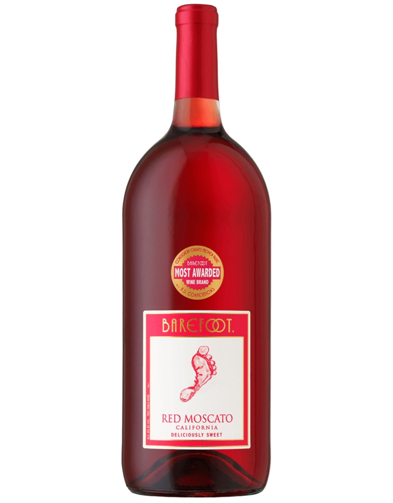 Barefoot Barefoot - Red Moscato - 1.5L
