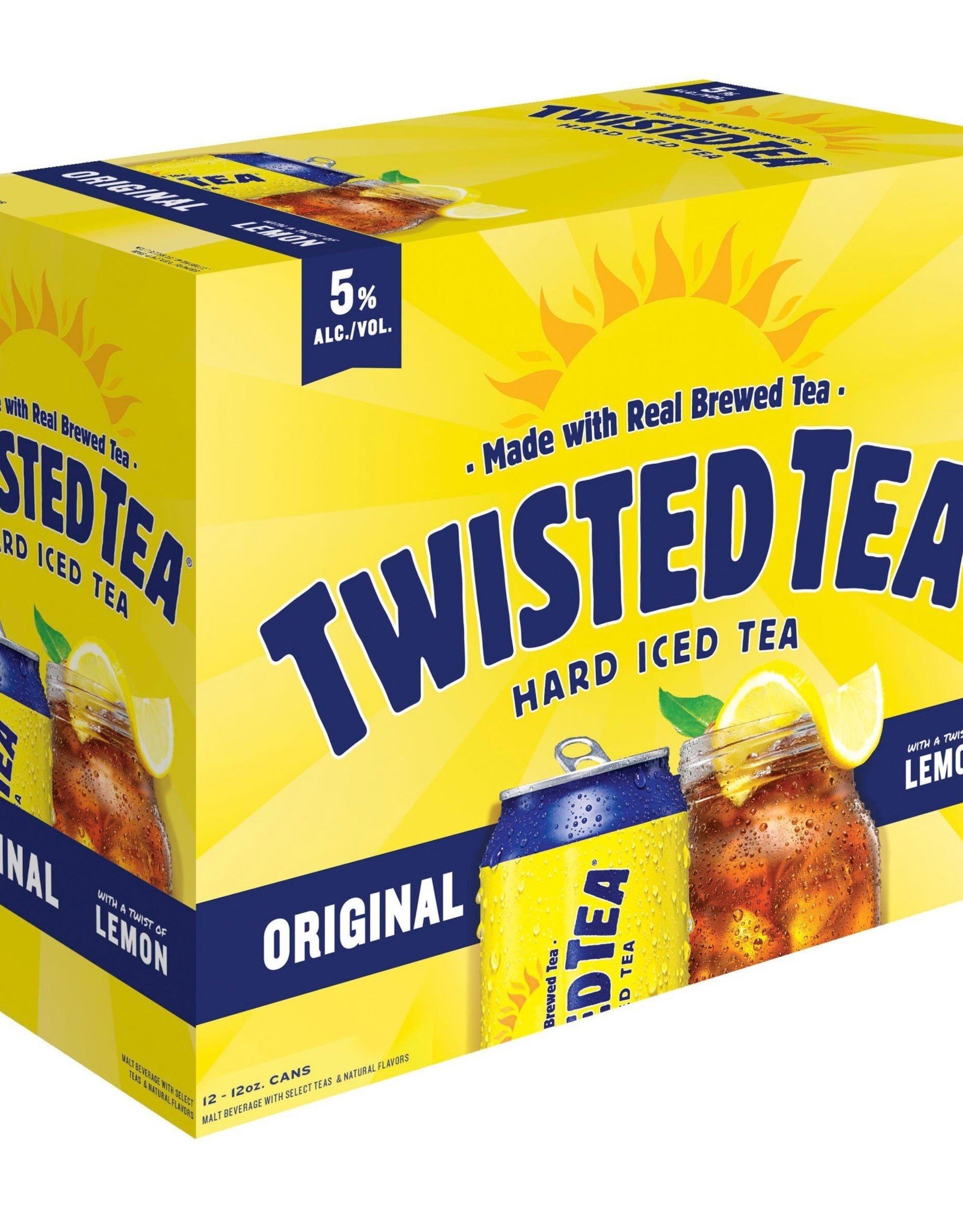 Twisted Twisted Tea - Hard Iced Tea - Original - 12pk - 12oz - Cans
