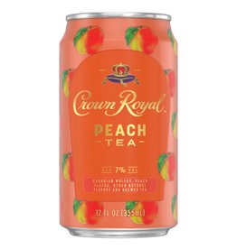 Crown Royal CROWN ROYAL - PEACH TEA -  RTD - 14 PR - 12OZ - SINGLE - CAN