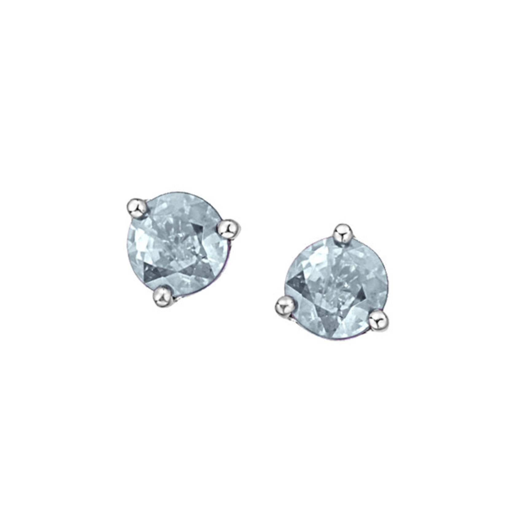 Aquamarine Stud Earrings