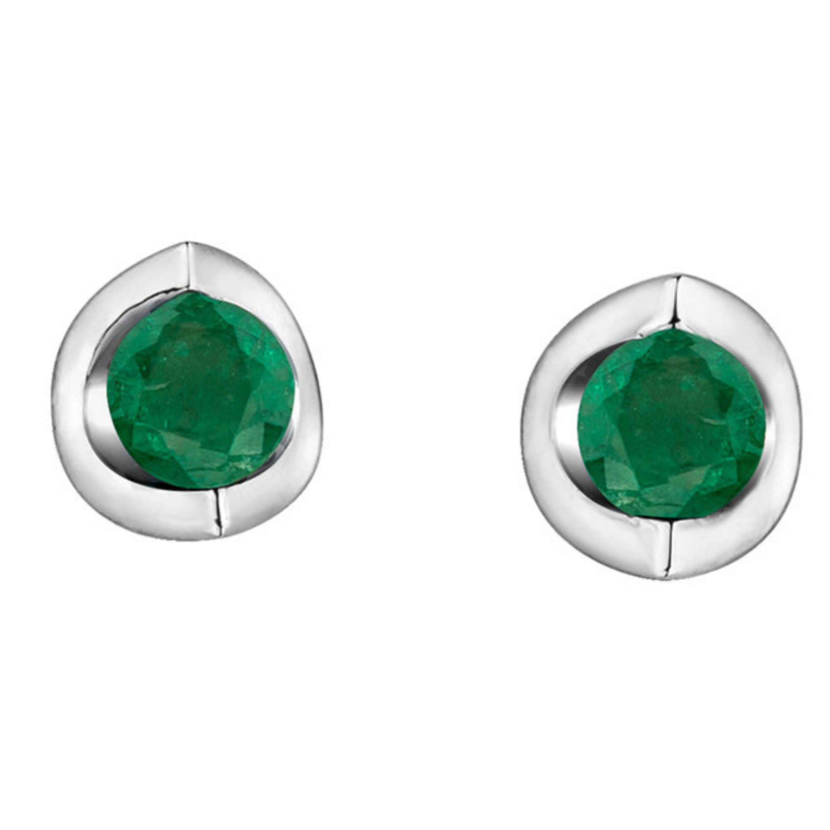 Emerald Stud Earrings