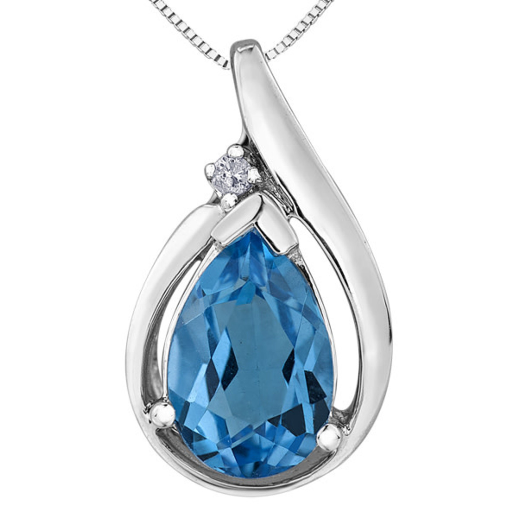 Blue Topaz Pendant