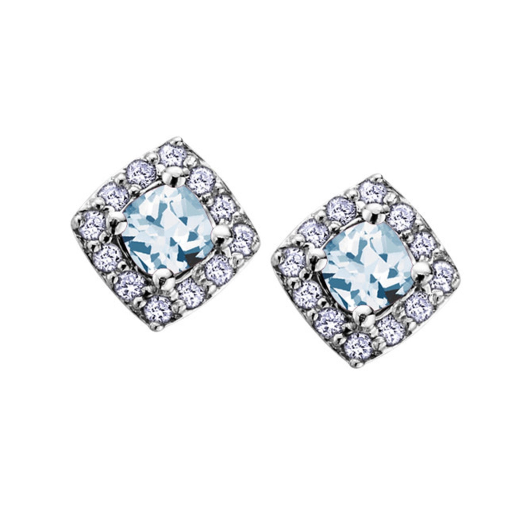 Aquamarine Earring 0.12 CT