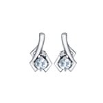 Aquamarine Earrings 10k