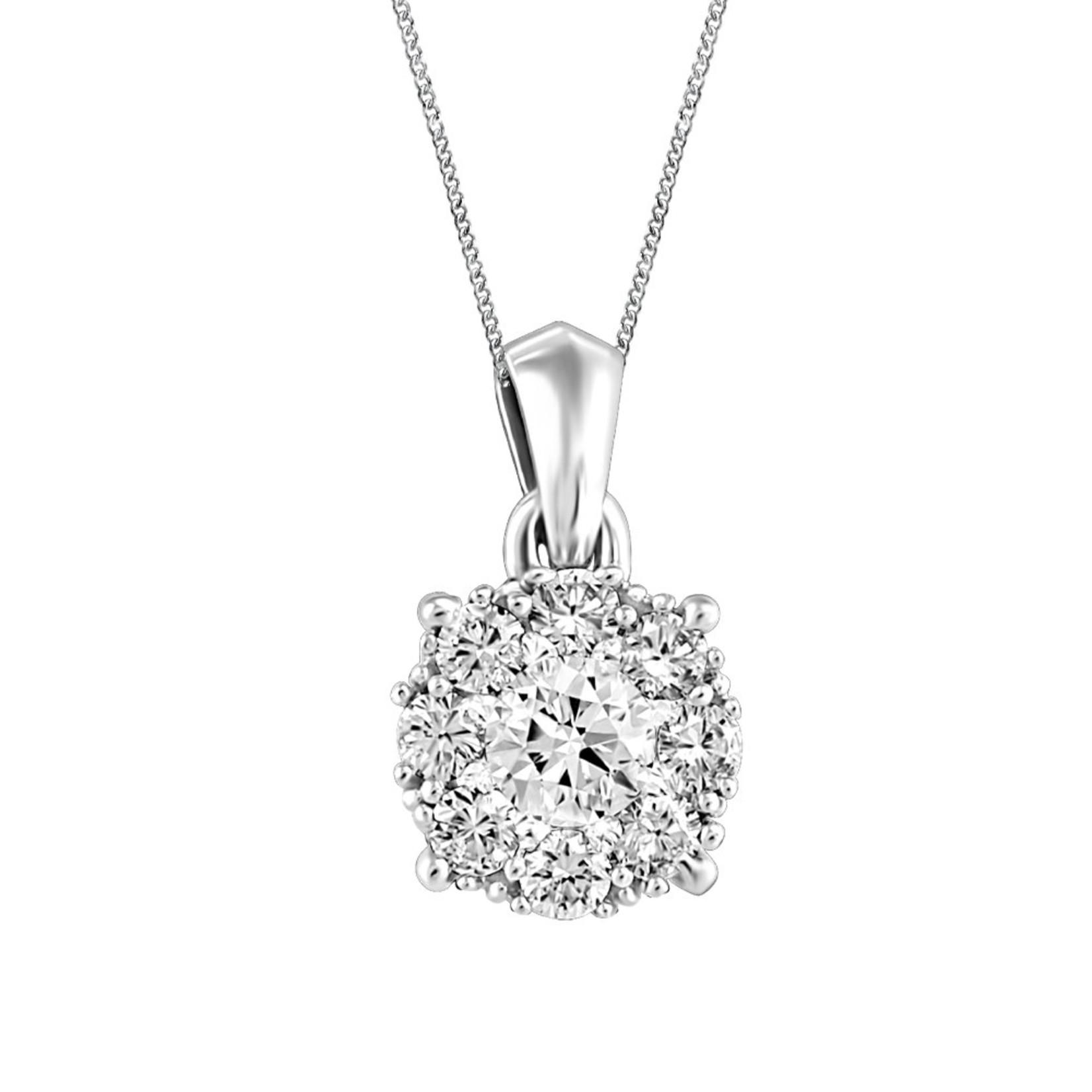 Diamond Cluster Pendant