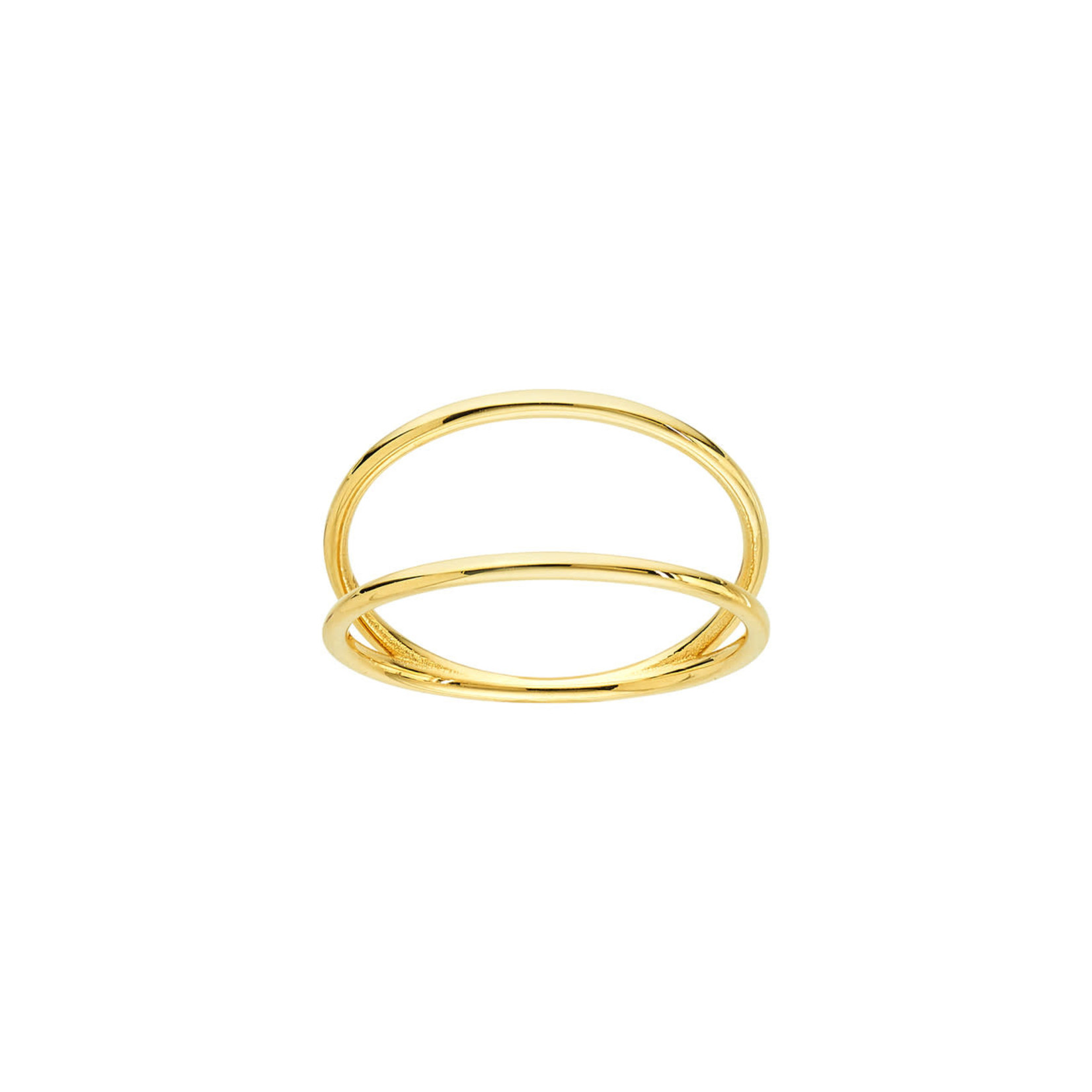 Double Row Wire Ring 14K Yellow Gold Ring