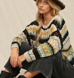 Airy Crochet Sweater