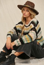 Airy Crochet Sweater