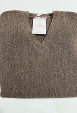 Alta Alpaca PS266O Oatmeal Mix Alpaca V Neck