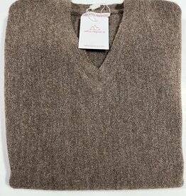 Alta Alpaca PS266O Oatmeal Mix Alpaca V Neck