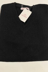 Alta Alpaca PS266B Black Alpaca V Neck