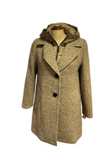 SPORTCRAFT 2013-13 12 Taupe Wool Blend Coat
