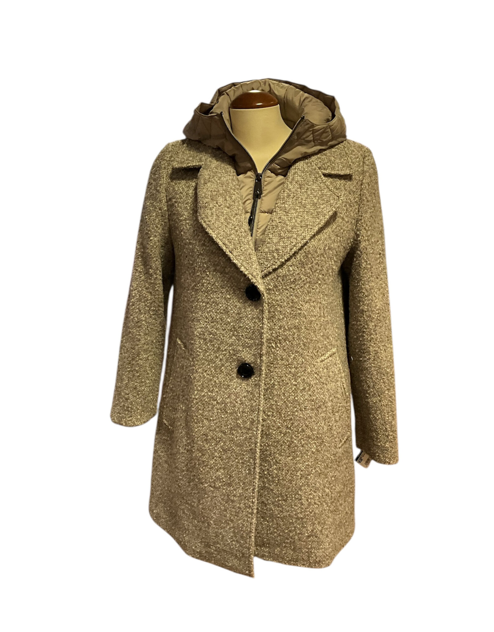 SPORTCRAFT 2013-13 12 Taupe Wool Blend Coat