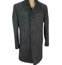BUGATTI 821400-84200 380 Navy Wool Bld Bugatti Coat