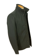 ANGO SODC000414 Black Wool Blend Coat