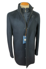 A Fish Named Fred 32-165/604 Navy Wool Blend Coat