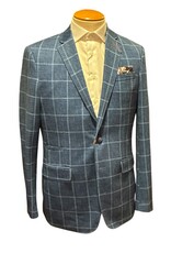 A Fish Named Fred 33-102/604 Blue Check Sport Jacket