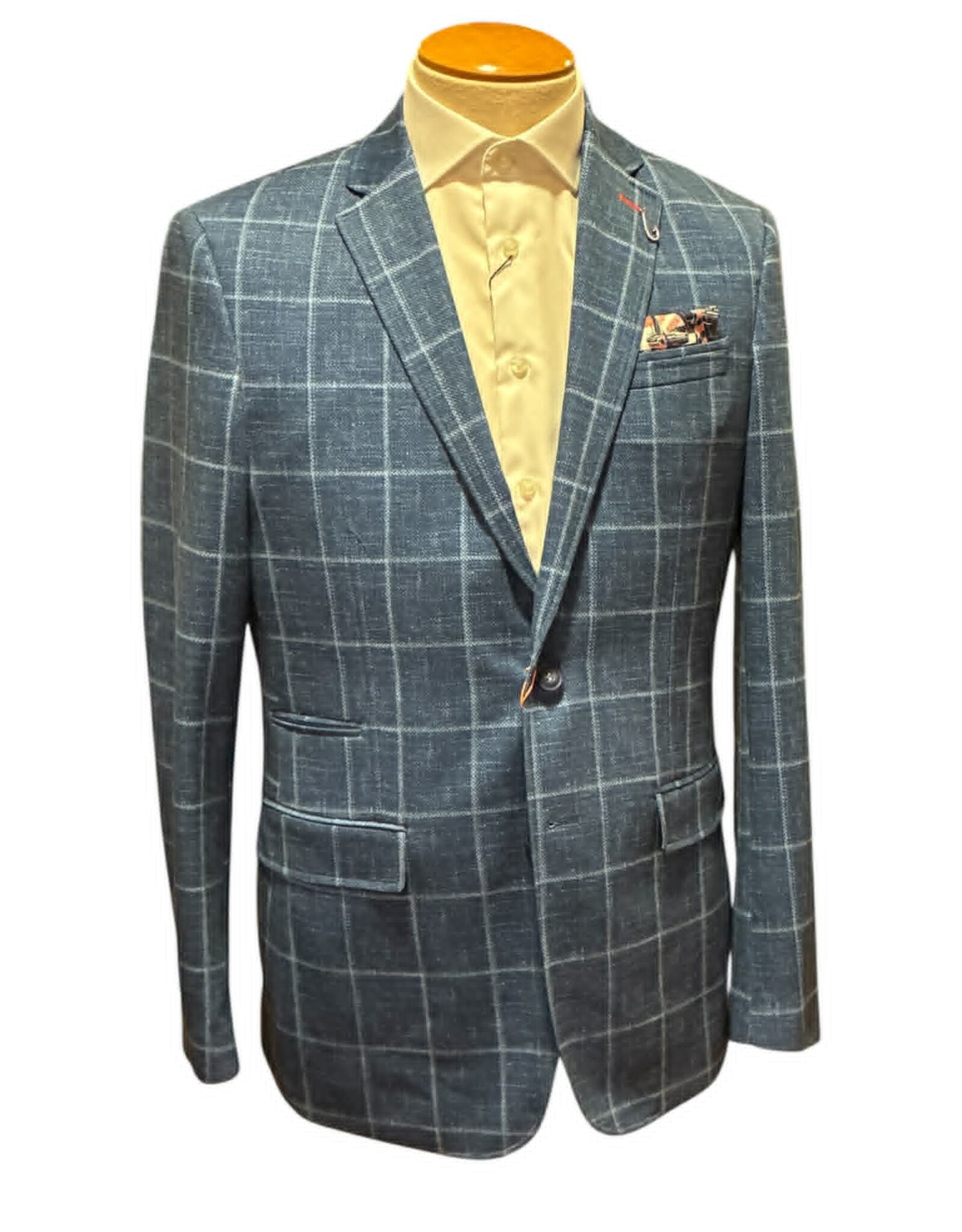 A Fish Named Fred 33-102/604 Blue Check Sport Jacket