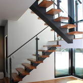 Prestige Métal Limon central en acier peint