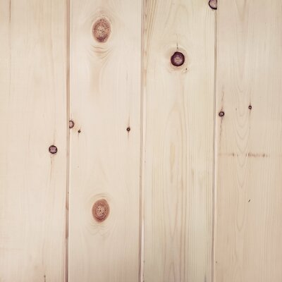 Le Marché du Bois Lambris en pin blanc sablé 5/8"