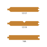 Le Marché du Bois Lambris en pin blanc sablé 5/8"