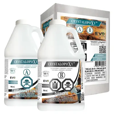 EVO Crystalopoxy+ - Époxy de finition