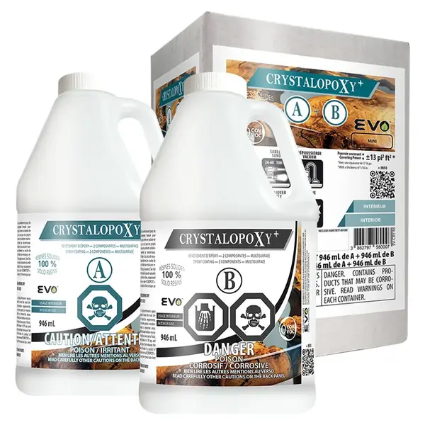 EVO Crystalopoxy+ - Époxy de finition