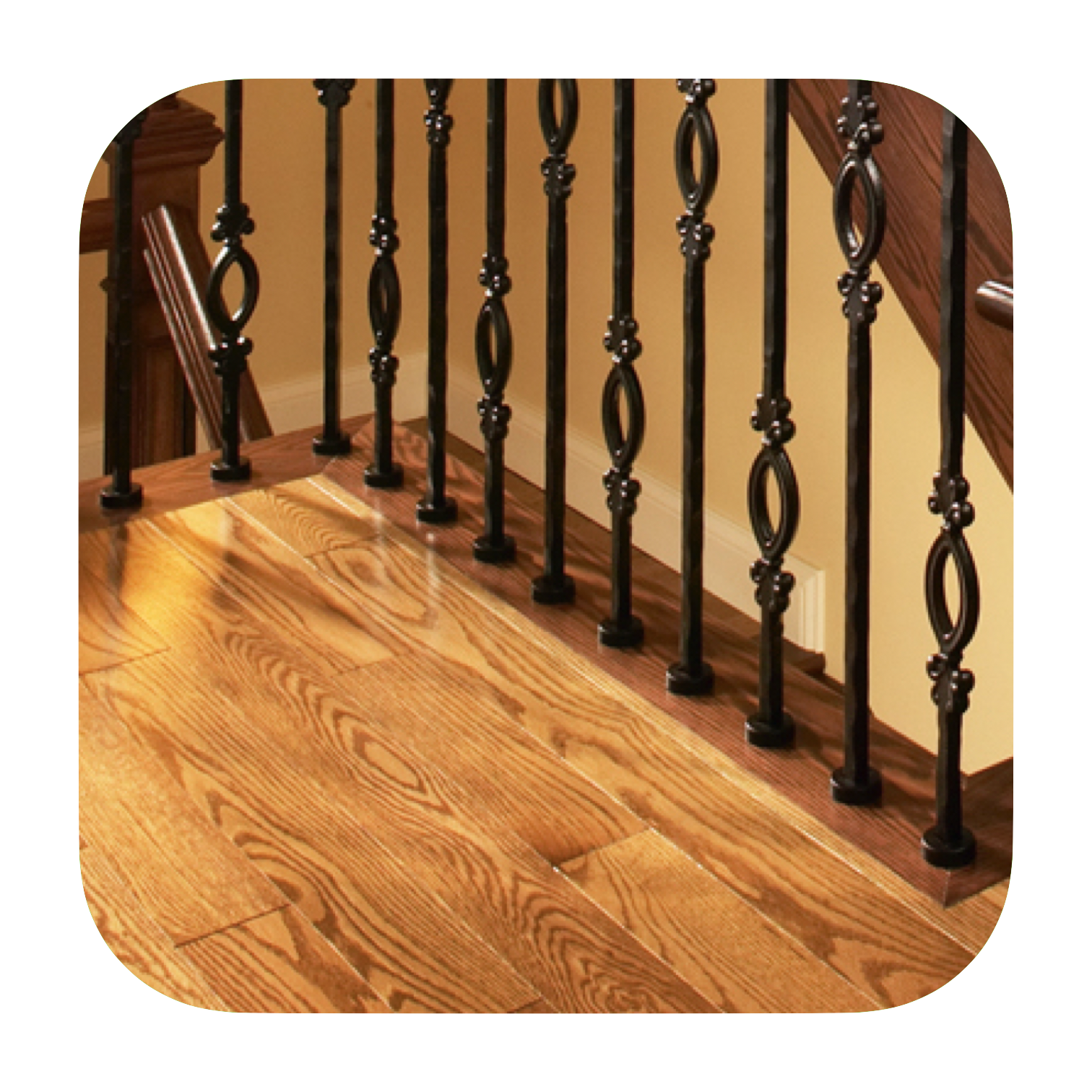 Nez de palier en bois