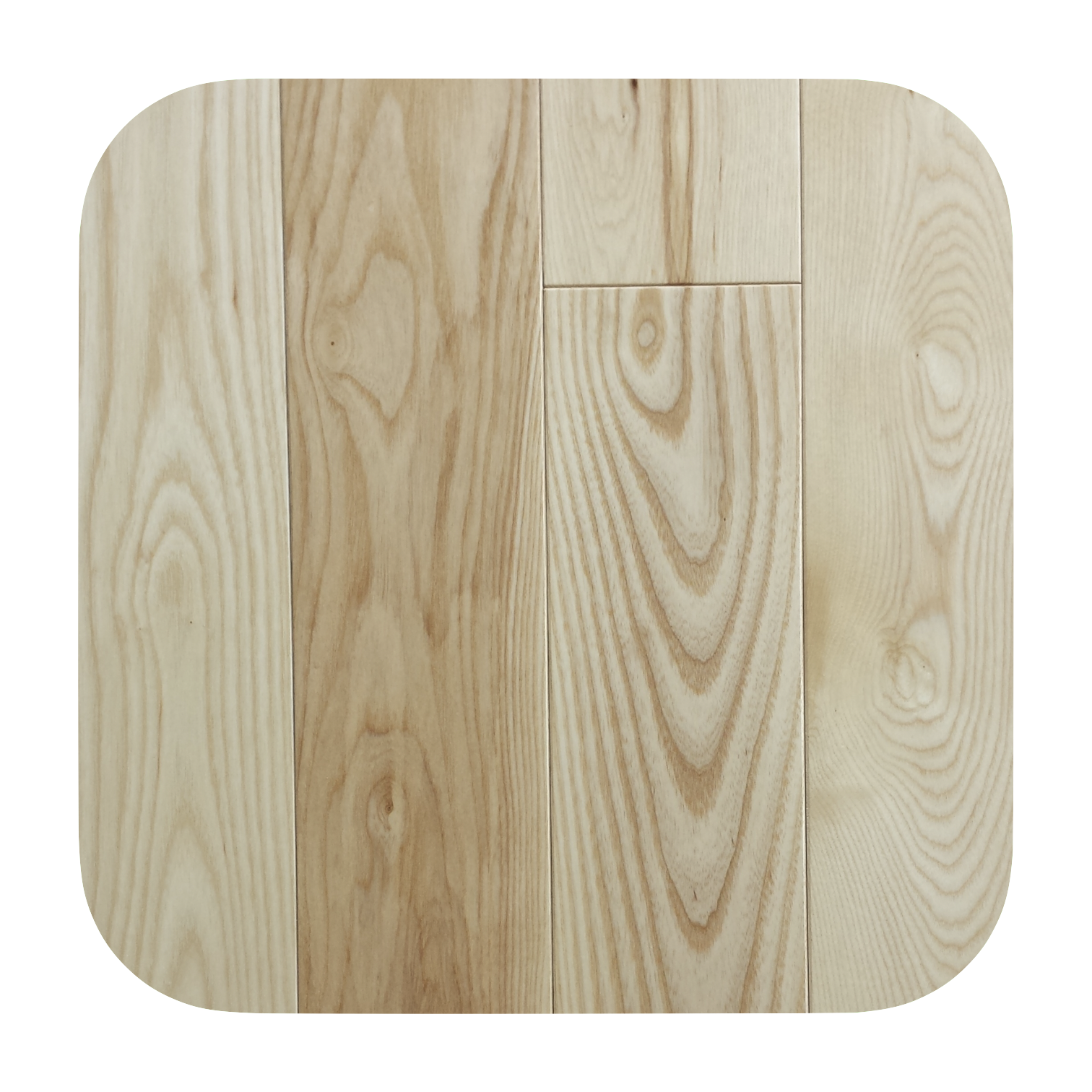 Plancher de frêne blanc huilé