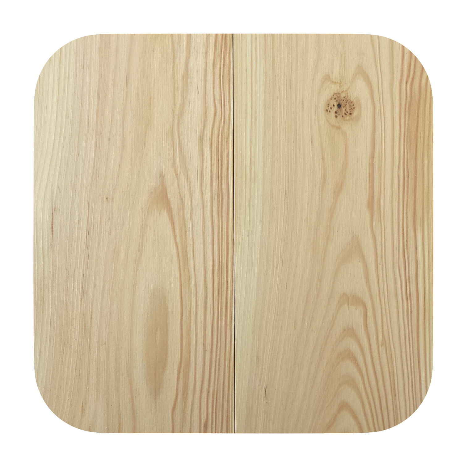 Plancher de pin rouge huilé