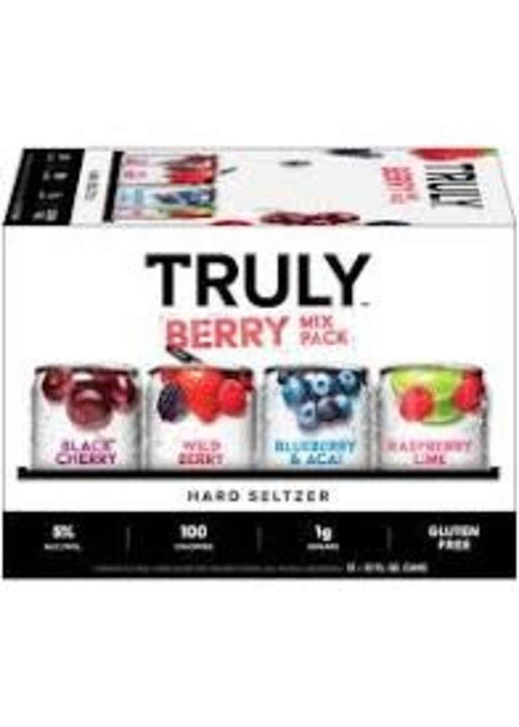 TRULY TRULY	BERRY VARIETY 12PK	12 OZ