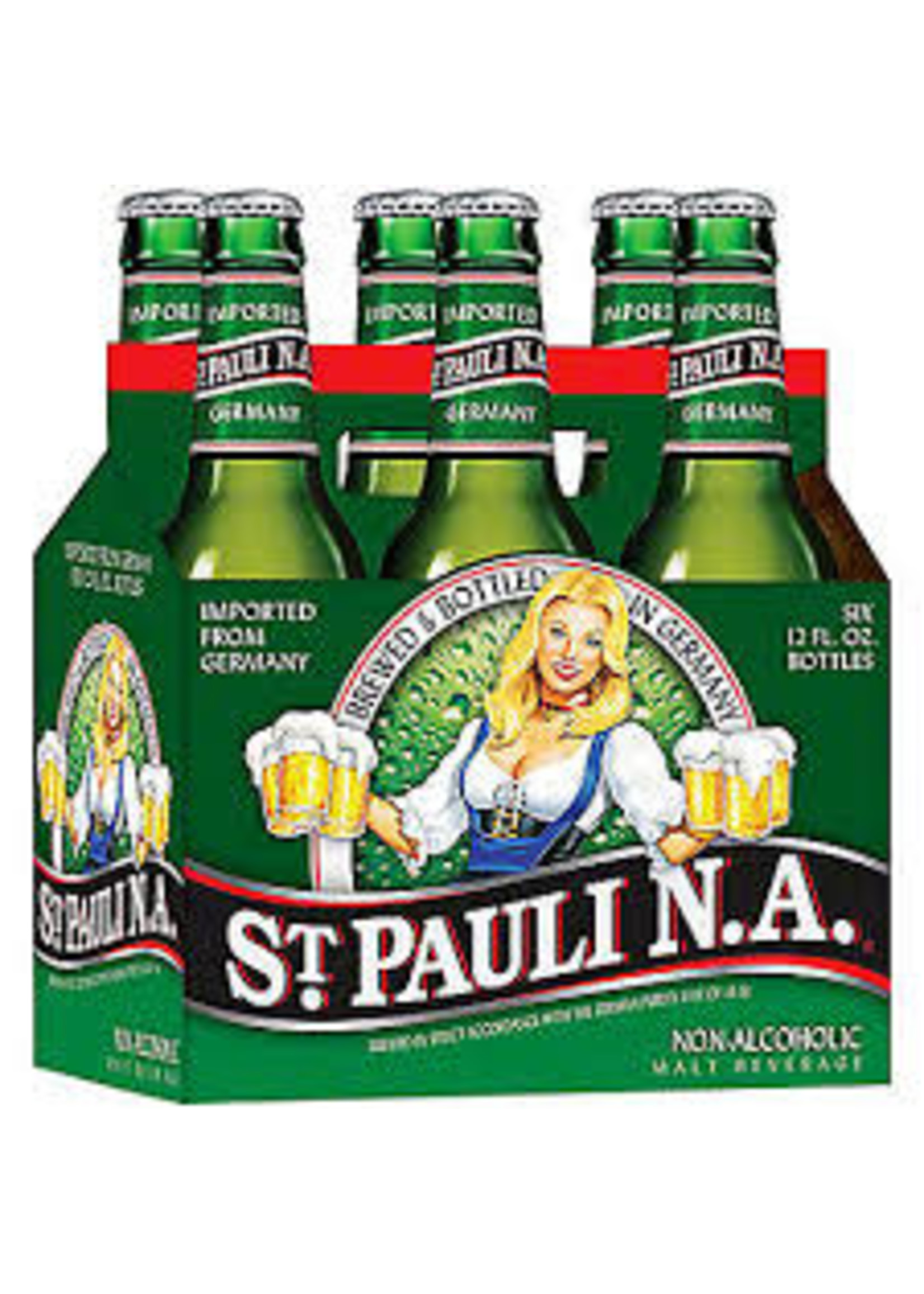 ST. PAULI GIRL ST. PAULI GIRL	NON ALCOHOLIC 6PK	12 OZ