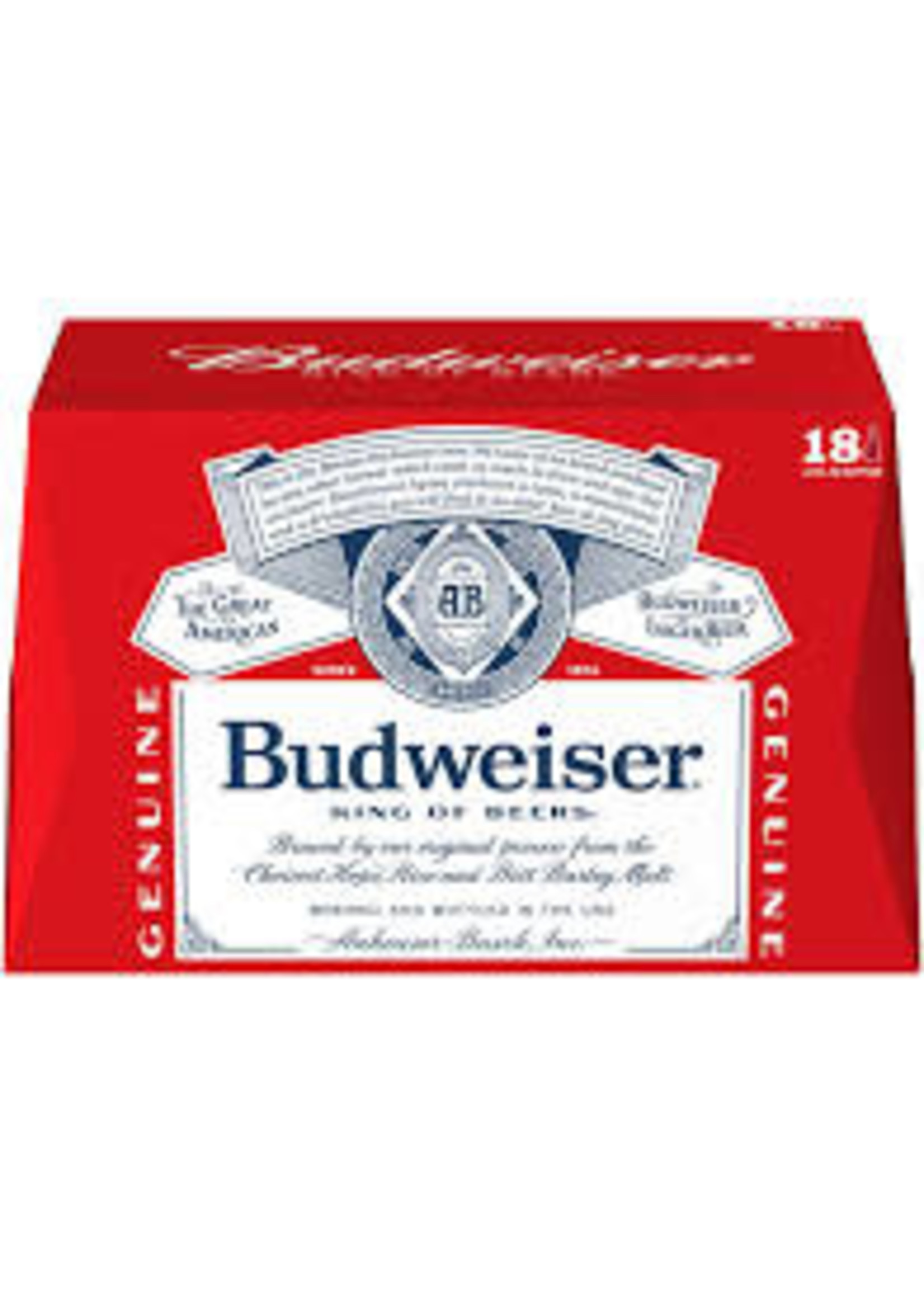 BUDWEISER BUDWEISER	18PK 12 OZ CANS