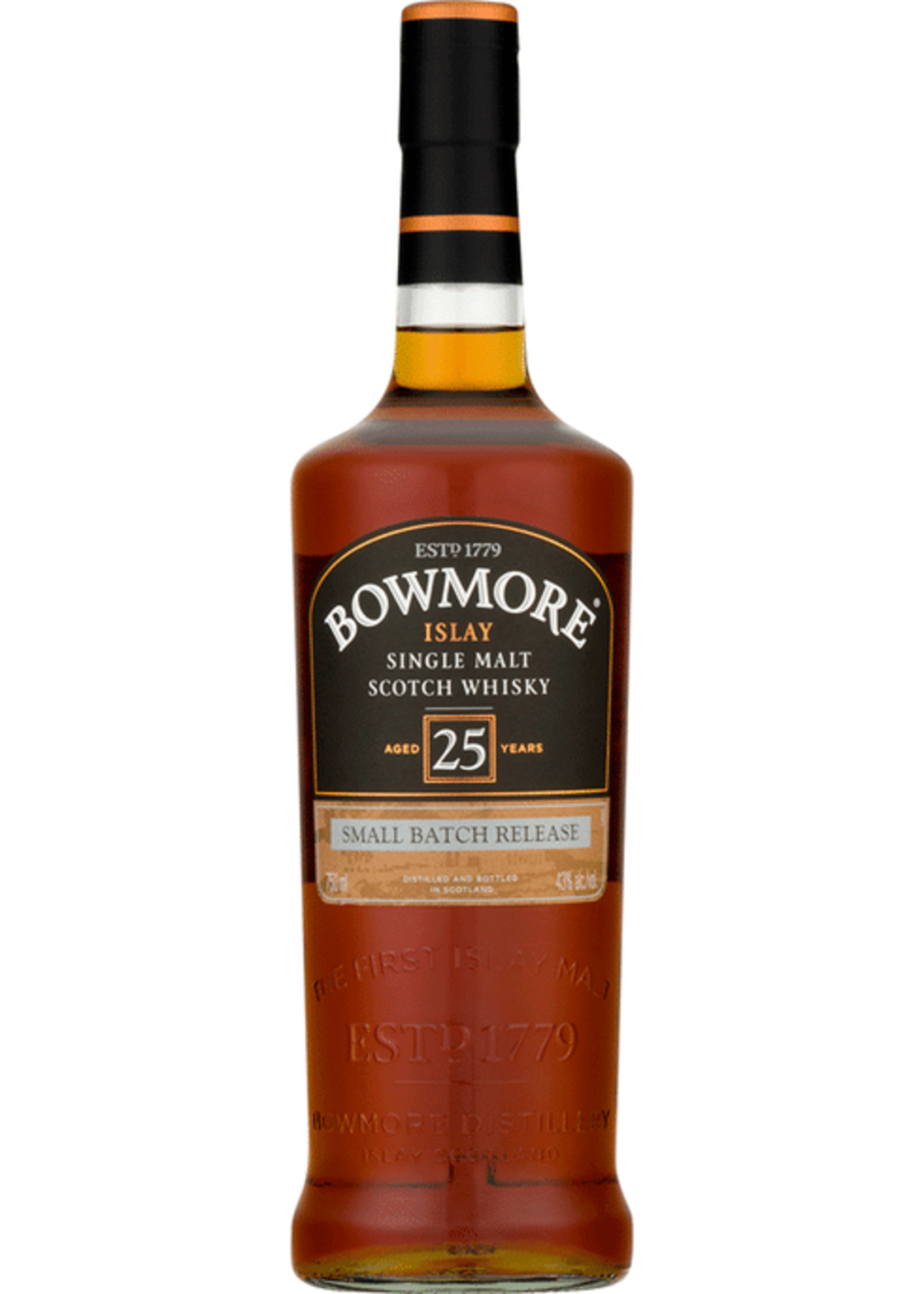 BOWMORE SINGLE MALT SCOTCH 25YR 86PF .750L